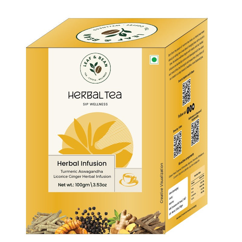 Turmeric Aswagandha Licorice Ginger Herbal Infusion
