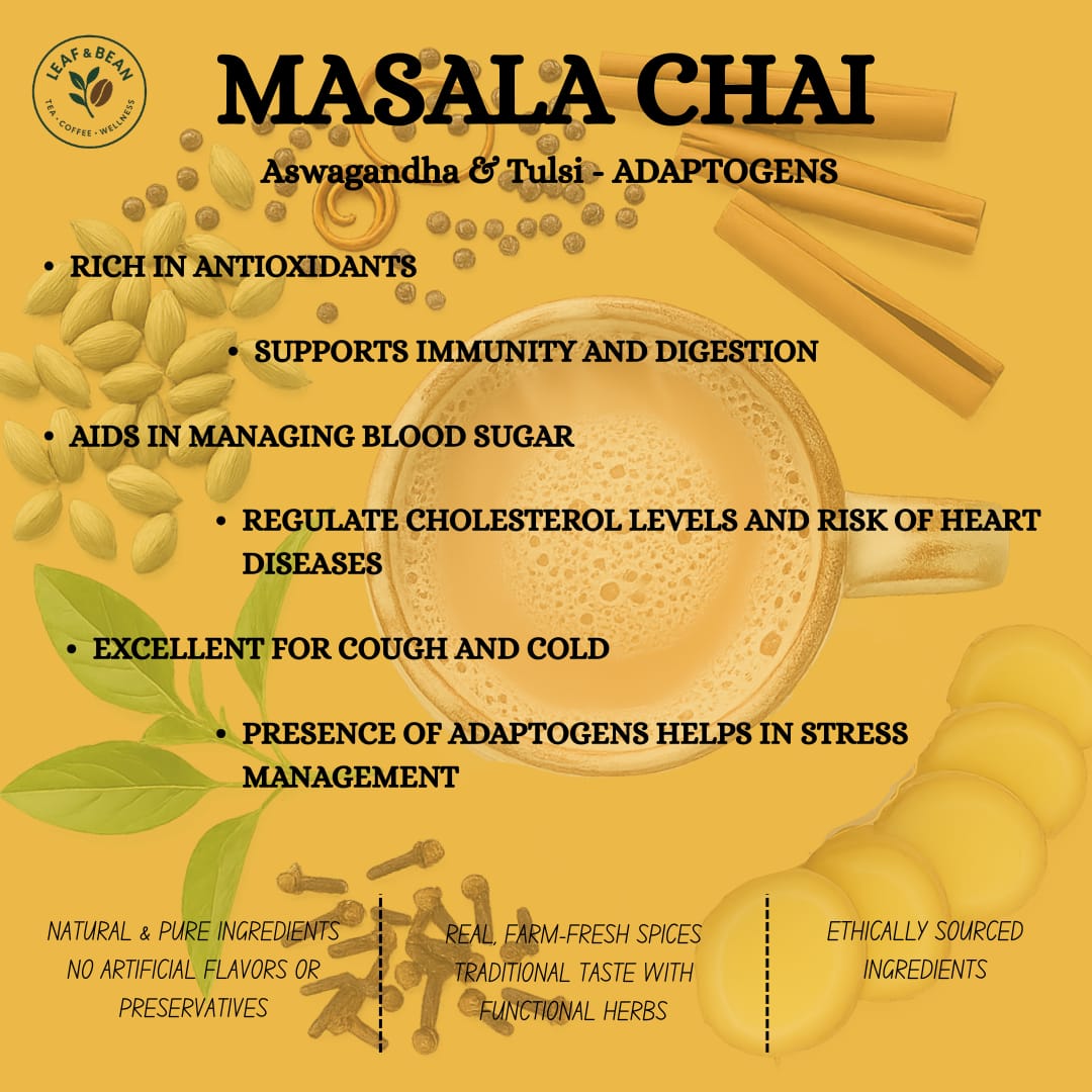 Masala Chai- with Aswagandha & Tulsi